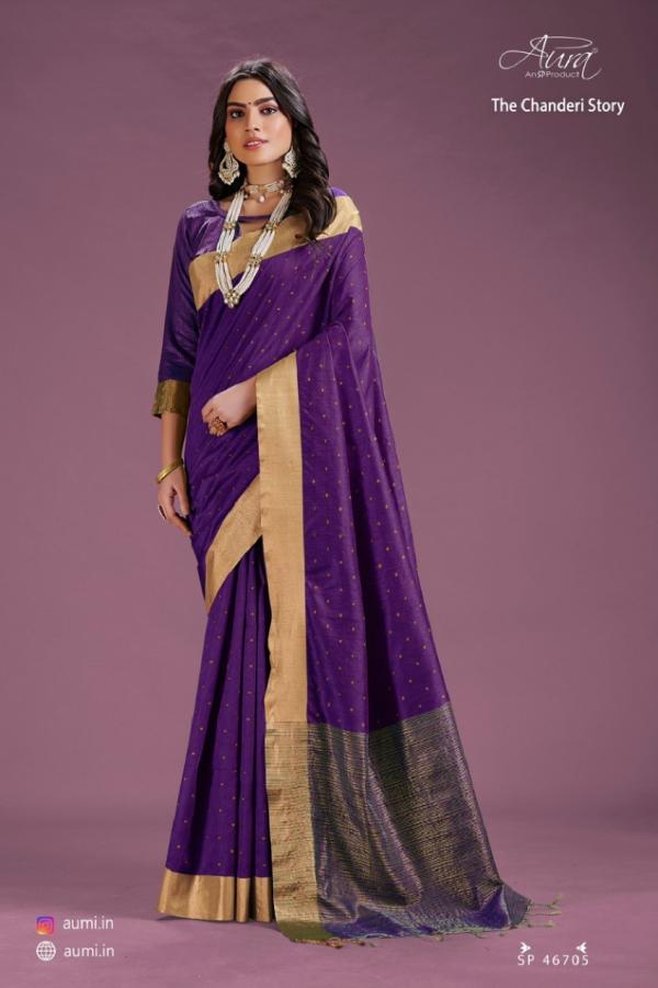 Aura The Chanderi Story Designer Cotton Silk Saree Collection